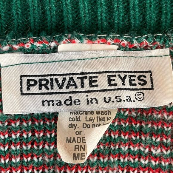 Vintage Snowman Sweater Size M - Picture 7 of 8